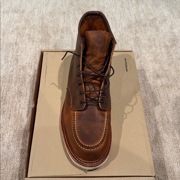 Red Wing 6” 1907 Moc Toe Copper Leather Boots - 13EE main image 9